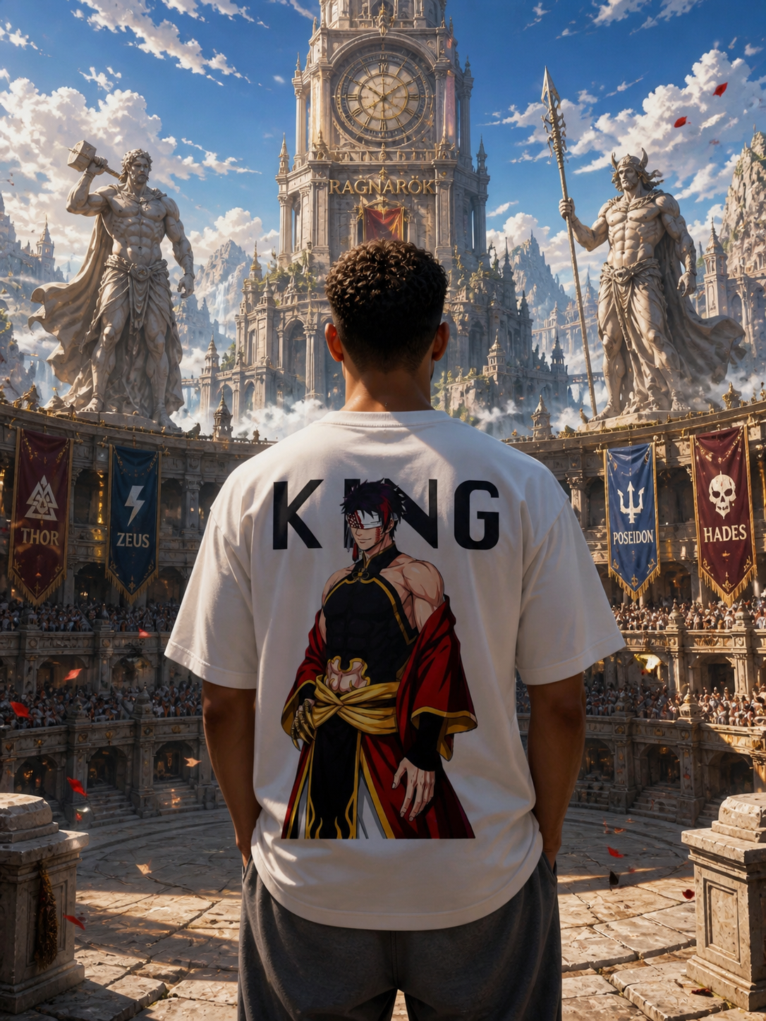Oversized king T-shirt