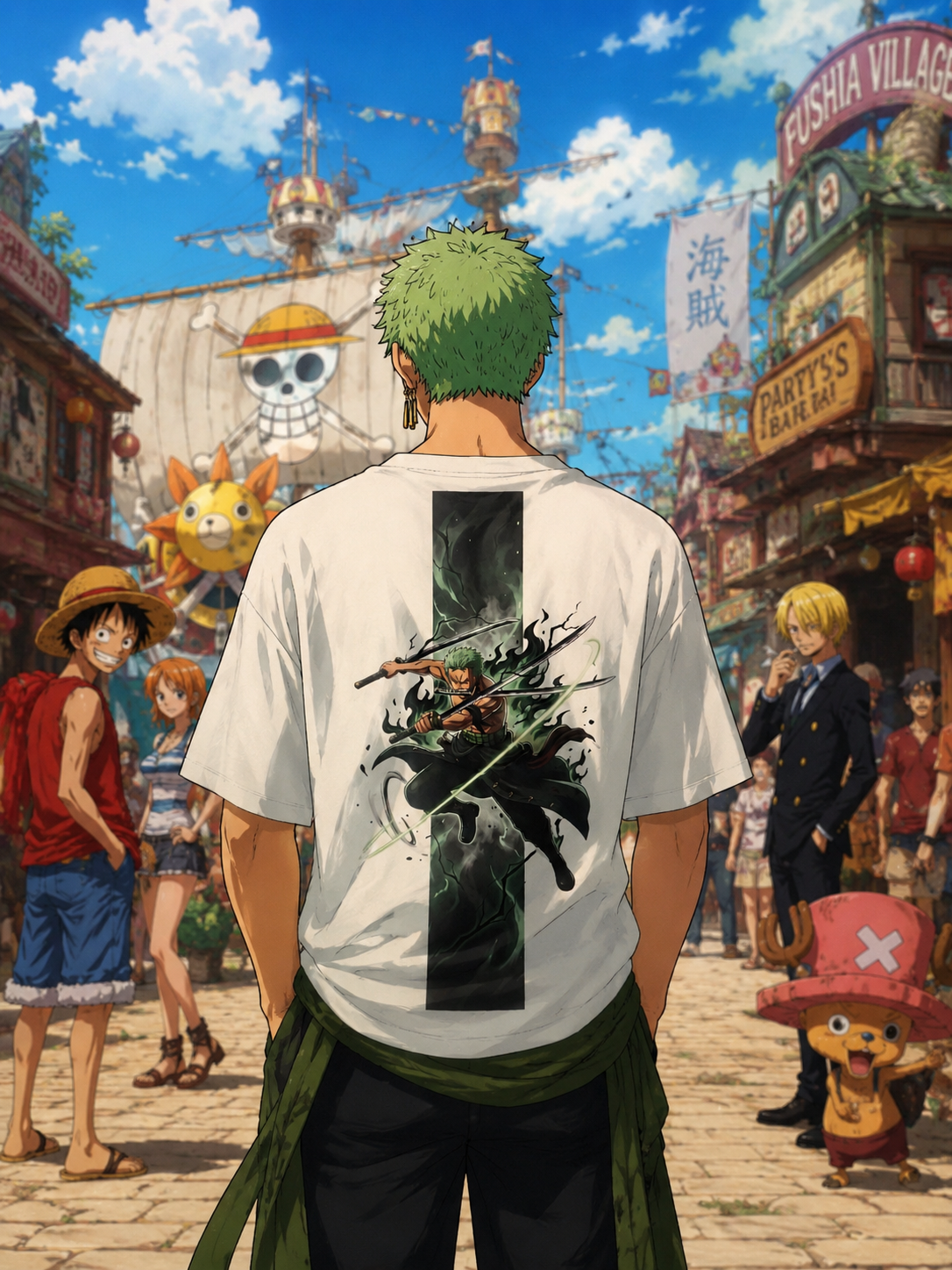 Oversized Zoro T-shirt