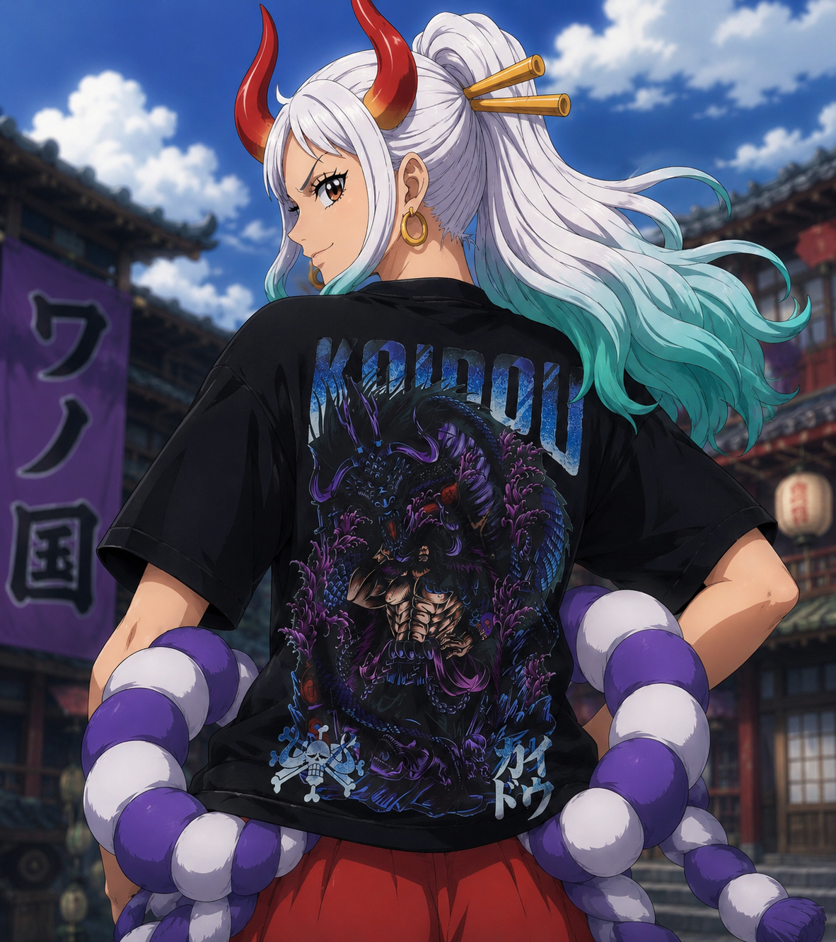 Oversized kaido T-shirt