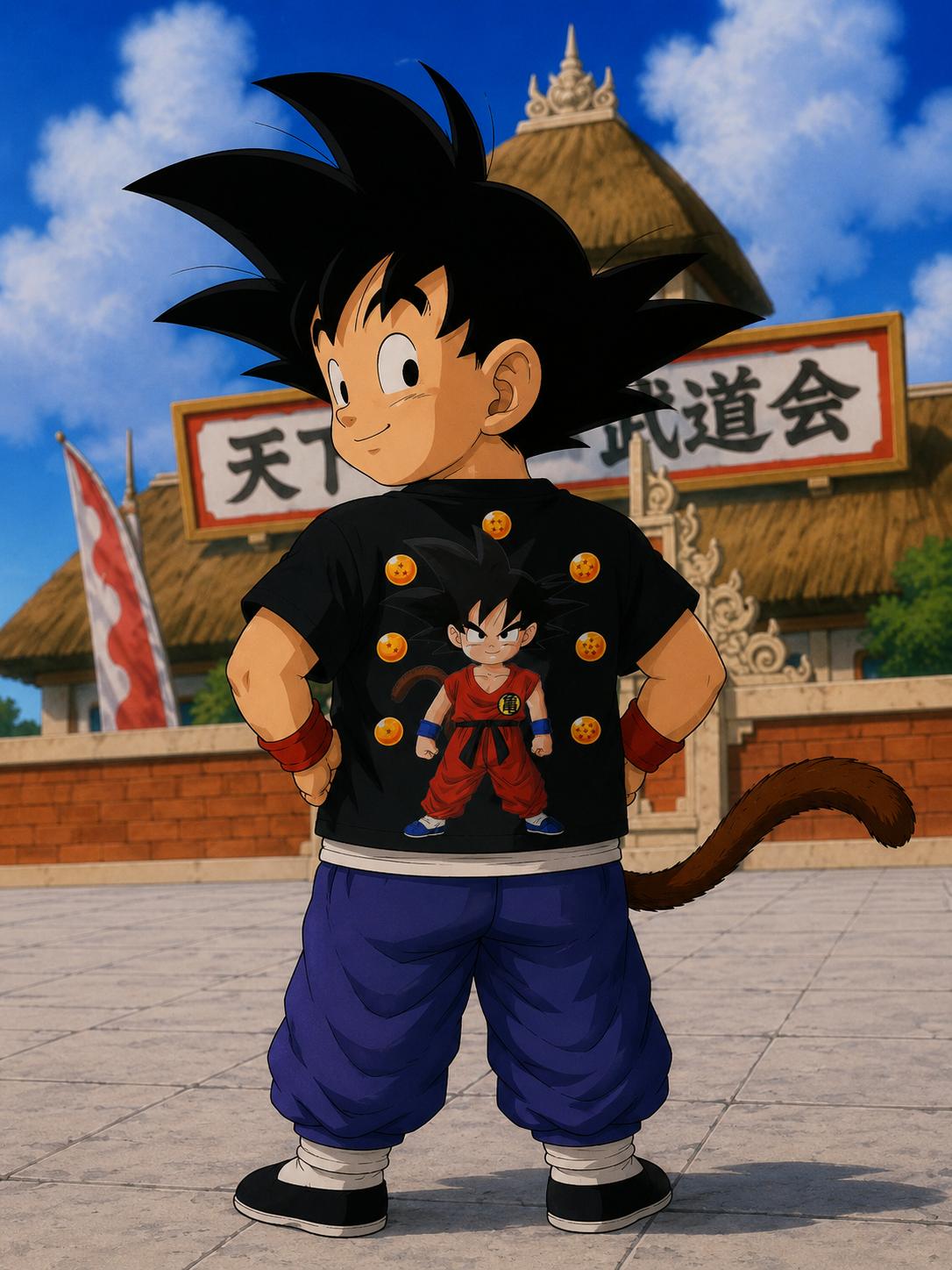Oversized Goku t-shirt